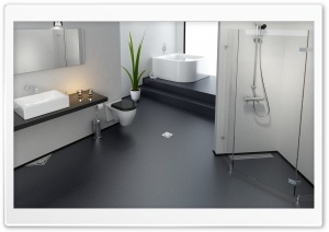 Modern Bathroom Ultra HD Wallpaper for 4K UHD Widescreen desktop, tablet & smartphone