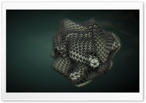 Molecules 3D Art Ultra HD Wallpaper for 4K UHD Widescreen desktop, tablet & smartphone
