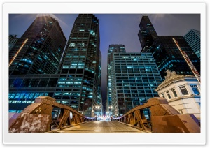 Monroe Street Bridge, Chicago, Illinois Ultra HD Wallpaper for 4K UHD Widescreen desktop, tablet & smartphone