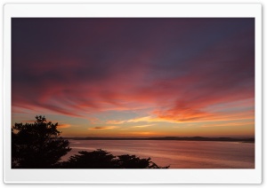 Morro Bay Sunset Ultra HD Wallpaper for 4K UHD Widescreen desktop, tablet & smartphone