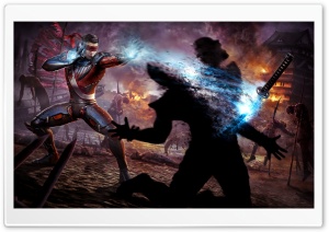 Mortal Kombat Kenshi vs Skarlet Ultra HD Wallpaper for 4K UHD Widescreen desktop, tablet & smartphone