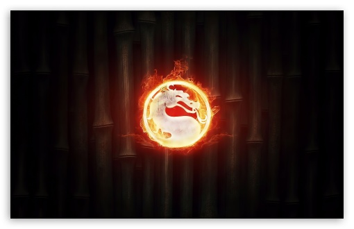 Mortal Kombat Logo Ultra Hd Desktop Background Wallpaper For Multi Display Dual Monitor Tablet Smartphone