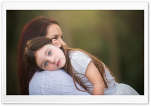 Mother and Daughter Ultra HD Wallpaper for 4K UHD Widescreen desktop, tablet & smartphone