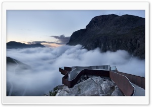 Mountain Above Clouds Ultra HD Wallpaper for 4K UHD Widescreen desktop, tablet & smartphone