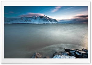 Mountain In The Ocean Ultra HD Wallpaper for 4K UHD Widescreen desktop, tablet & smartphone