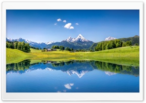 Mountain Lake Landscape, Nature Ultra HD Wallpaper for 4K UHD Widescreen desktop, tablet & smartphone