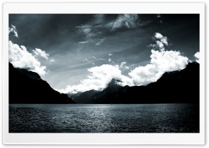 Mountain Lake Night Ultra HD Wallpaper for 4K UHD Widescreen desktop, tablet & smartphone