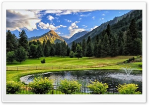 Mountain Pond Ultra HD Wallpaper for 4K UHD Widescreen desktop, tablet & smartphone