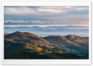 Mountain Ranges Autumn Ultra HD Wallpaper for 4K UHD Widescreen desktop, tablet & smartphone