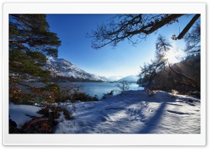 Mountain Sunshine, Winter Ultra HD Wallpaper for 4K UHD Widescreen desktop, tablet & smartphone