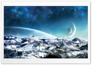Mountains Landscape Fantasy Ultra HD Wallpaper for 4K UHD Widescreen desktop, tablet & smartphone