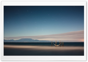 Moving Stars In The Sky Ultra HD Wallpaper for 4K UHD Widescreen desktop, tablet & smartphone