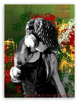 Music Girl UltraHD Wallpaper for Mobile 4:3 - UXGA XGA SVGA ;