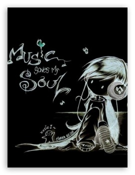 Music Save My Soul UltraHD Wallpaper for Mobile 4:3 - UXGA XGA SVGA ;