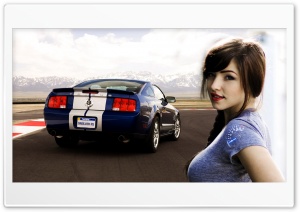 Mustang GT GIRL Ultra HD Wallpaper for 4K UHD Widescreen desktop, tablet & smartphone