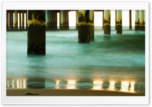 Mystical Pier Ultra HD Wallpaper for 4K UHD Widescreen desktop, tablet & smartphone