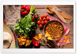 Nachos Con Chili Ultra HD Wallpaper for 4K UHD Widescreen desktop, tablet & smartphone