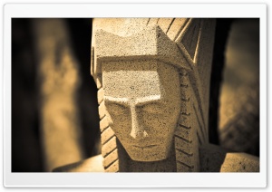Native American Statue Ultra HD Wallpaper for 4K UHD Widescreen desktop, tablet & smartphone