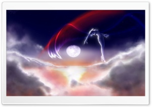 Neon Genesis Evangelion Clouds Ultra HD Wallpaper for 4K UHD Widescreen desktop, tablet & smartphone