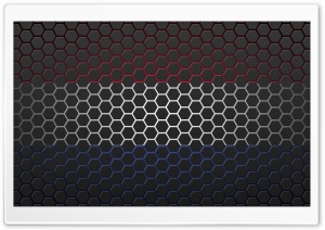 Netherlands Flag with Hexagons Ultra HD Wallpaper for 4K UHD Widescreen desktop, tablet & smartphone
