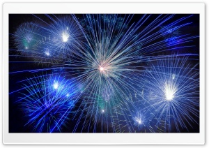 New Year 2016 Fireworks Ultra HD Wallpaper for 4K UHD Widescreen desktop, tablet & smartphone