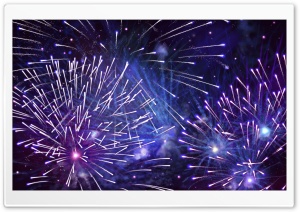 New Year Fireworks Ultra HD Wallpaper for 4K UHD Widescreen desktop, tablet & smartphone