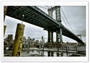 New York Bridge Ultra HD Wallpaper for 4K UHD Widescreen desktop, tablet & smartphone