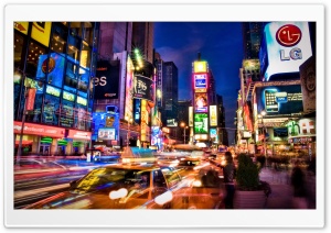 New York City At Night Ultra HD Wallpaper for 4K UHD Widescreen desktop, tablet & smartphone