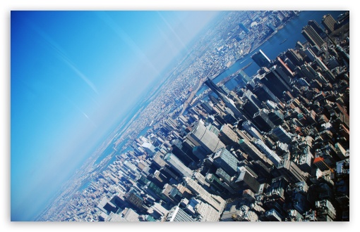 New York From The Plane Ultra HD Desktop Background Wallpaper for 4K UHD TV  : Tablet : Smartphone
