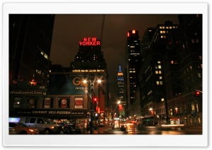 New Yorker Hotel & Empire State Building Ultra HD Wallpaper for 4K UHD Widescreen desktop, tablet & smartphone