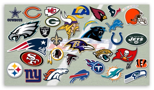 NFL Teams Logos UltraHD Wallpaper for 8K UHD TV 16:9 Ultra High Definition 2160p 1440p 1080p 900p 720p ; Mobile 16:9 - 2160p 1440p 1080p 900p 720p ;