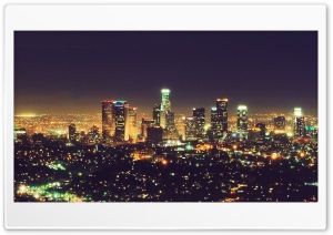 Night in Los Angeles Ultra HD Wallpaper for 4K UHD Widescreen desktop, tablet & smartphone