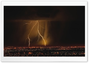 Night Lightning Ultra HD Wallpaper for 4K UHD Widescreen desktop, tablet & smartphone