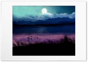 night moon Ultra HD Wallpaper for 4K UHD Widescreen desktop, tablet & smartphone