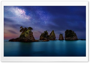 Night Ocean Ultra HD Wallpaper for 4K UHD Widescreen desktop, tablet & smartphone