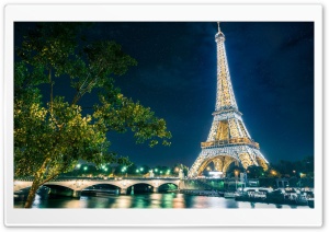 Night Paris Ultra HD Wallpaper for 4K UHD Widescreen desktop, tablet & smartphone