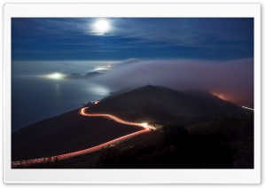 Night Road Ultra HD Wallpaper for 4K UHD Widescreen desktop, tablet & smartphone