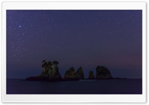 Night Sky Japan Ultra HD Wallpaper for 4K UHD Widescreen desktop, tablet & smartphone