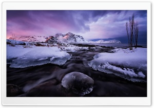 Norway Lofoten Winter Ultra HD Wallpaper for 4K UHD Widescreen desktop, tablet & smartphone