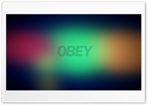 Obey Logo Ultra HD Wallpaper for 4K UHD Widescreen desktop, tablet & smartphone