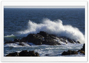 Ocean Shore Waves Ultra HD Wallpaper for 4K UHD Widescreen desktop, tablet & smartphone