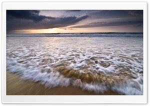 Ocean Wave, Evening Ultra HD Wallpaper for 4K UHD Widescreen desktop, tablet & smartphone