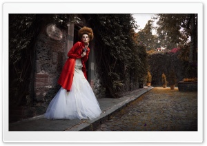 October, Fall, Bride, Cross Ultra HD Wallpaper for 4K UHD Widescreen desktop, tablet & smartphone