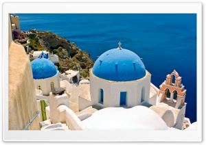 Oia, Santorini, Greece Ultra HD Wallpaper for 4K UHD Widescreen desktop, tablet & smartphone