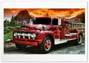 Old Fire Truck Ultra HD Wallpaper for 4K UHD Widescreen desktop, tablet & smartphone
