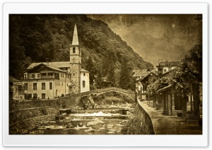 Old Mountain Village, Europe Ultra HD Wallpaper for 4K UHD Widescreen desktop, tablet & smartphone