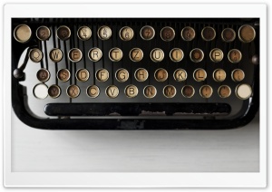 Old Typewriter Ultra HD Wallpaper for 4K UHD Widescreen desktop, tablet & smartphone
