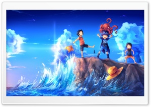 One Piece Art Sabo Portgas D.Ace Luffy Ultra HD Wallpaper for 4K UHD Widescreen desktop, tablet & smartphone