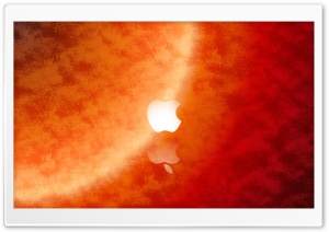 Orange Brush Apple Ultra HD Wallpaper for 4K UHD Widescreen desktop, tablet & smartphone