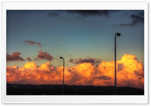 Orange Clouds, Japan Ultra HD Wallpaper for 4K UHD Widescreen desktop, tablet & smartphone